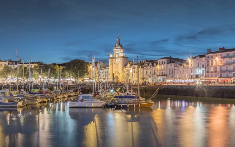 Vieux Port de La Rochelle de nuit