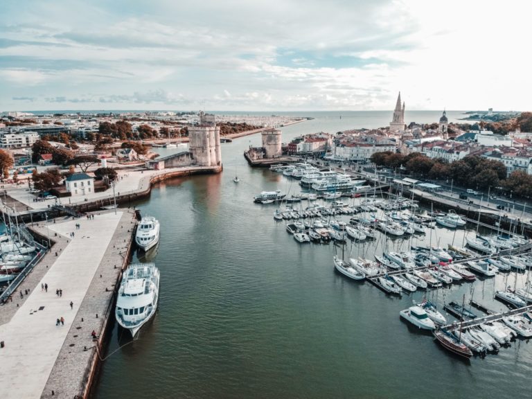 Vieux Port de La Rochelle vue Aérienne